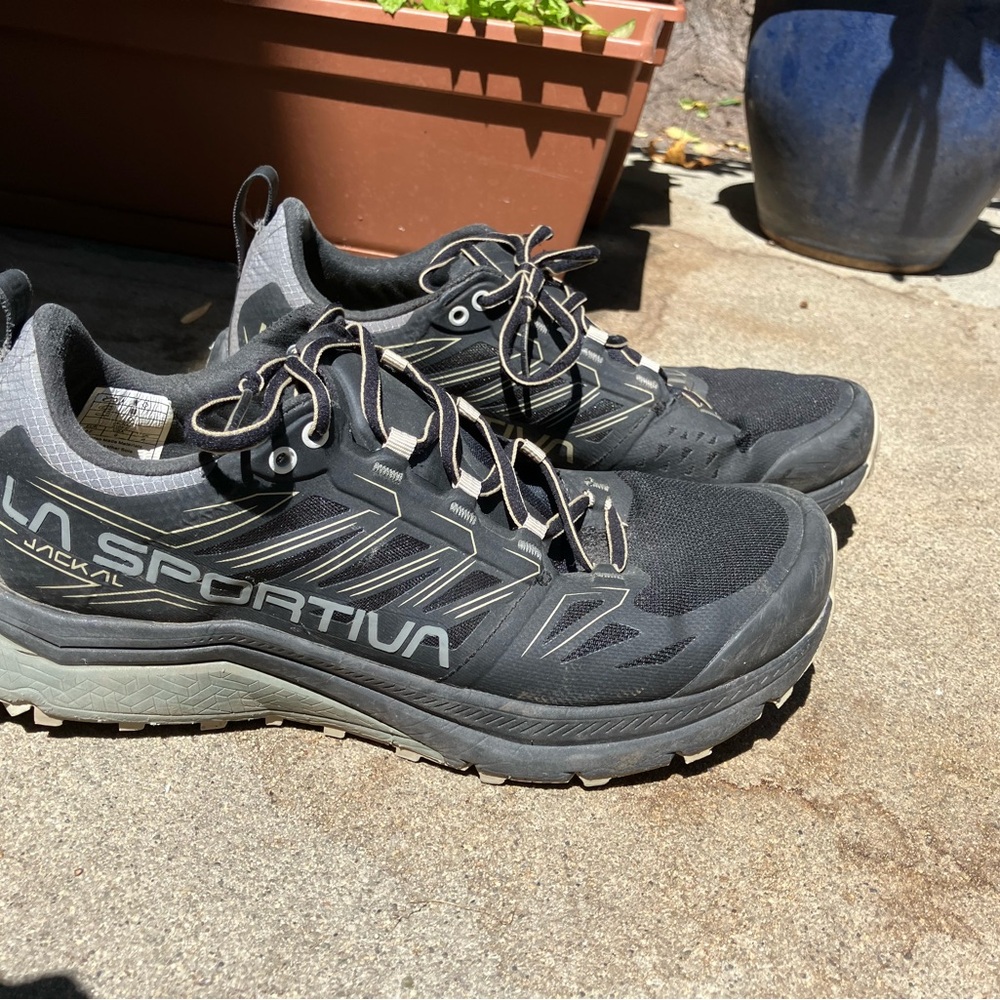 La Sportiva Men's Black Jackal 1 Trail Running Shoes US sz 9 Men’s
